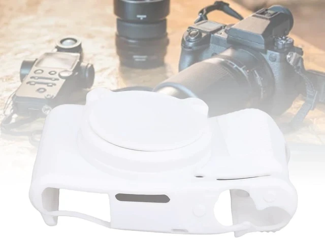 Alt view image 5 of 7 - Silicone Chamber to Sliding Against Sliding Adjustment to the Digital Chamber SX740 SX730 Soft Protective Cover for Outdoor Travelers (White)