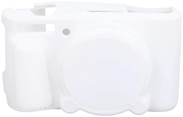 Alt view image 6 of 7 - Silicone Chamber to Sliding Against Sliding Adjustment to the Digital Chamber SX740 SX730 Soft Protective Cover for Outdoor Travelers (White)