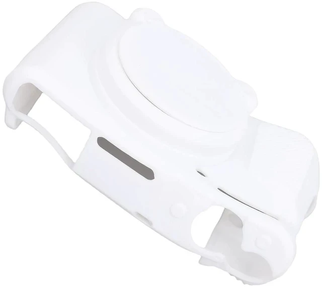 Alt view image 7 of 7 - Silicone Chamber to Sliding Against Sliding Adjustment to the Digital Chamber SX740 SX730 Soft Protective Cover for Outdoor Travelers (White)