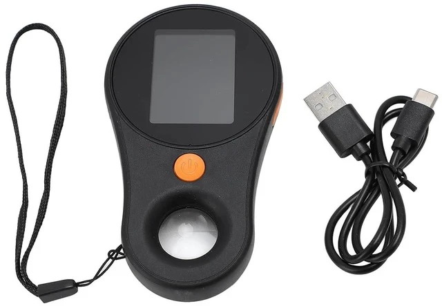 Alt view image 7 of 7 - Macro Digital Microscope Portable, Hand Held Digital Magnifying Glass with 2.0 inch Color Screen,500x Magnification,Built - in 8LEDs,2MP, 400mAh Rechargeable Battery, (Black)