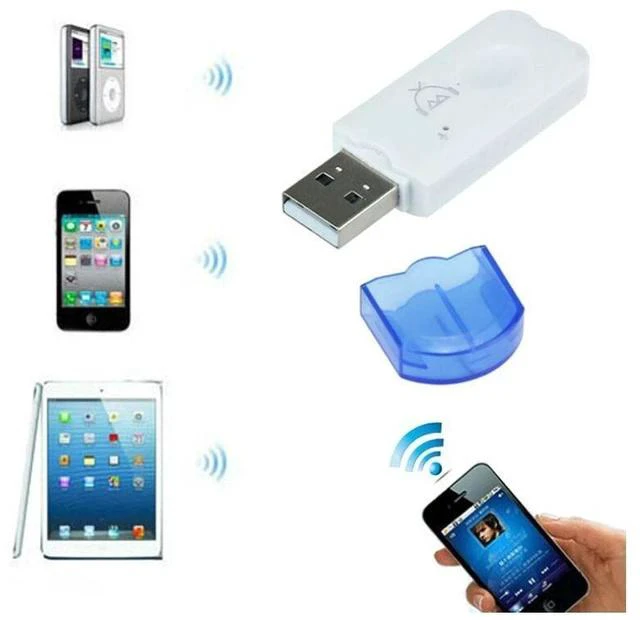 Alt view image 3 of 7 - USB Bluetooth Audio Receiver AUX Car Audio Receiver, Bluetooth V2.1 Adapter, Wireless Music Streaming Dongle for Car / Home Stereo / Speaker