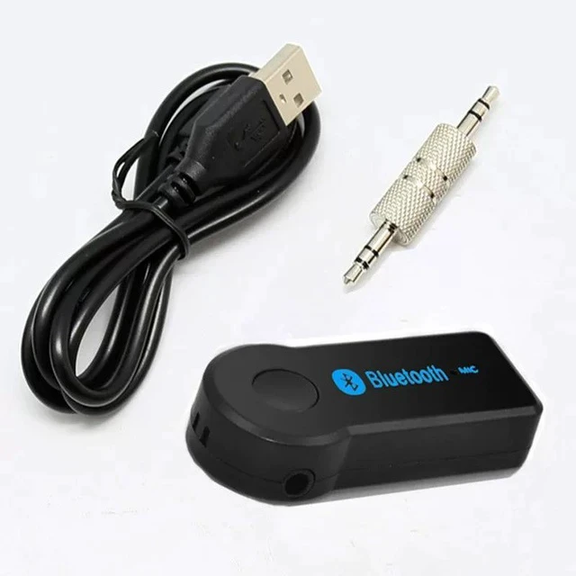 Alt view image 4 of 6 - AUX Car Bluetooth Audio Receiver 3.5mm Wireless Stereo Adapter for Car/Home Audio, Hands-Free Calling