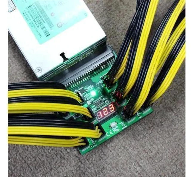 Alt view image 5 of 7 - 5PCS 100cm PCI-E 6Pin to 8Pin (6+2Pin) GPU Power Extension Cable, 18AWG Heavy-Duty PCIe Cable for BTC Mining Rig