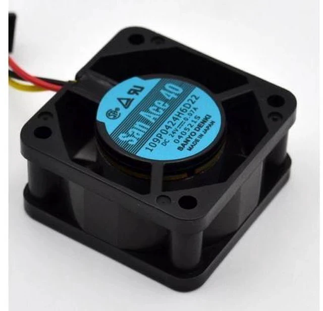 Alt view image 6 of 6 - fan 4020 4CM 24V 0.07A inverter 109P0424H6D22 cooling fan 10 pcs/lot