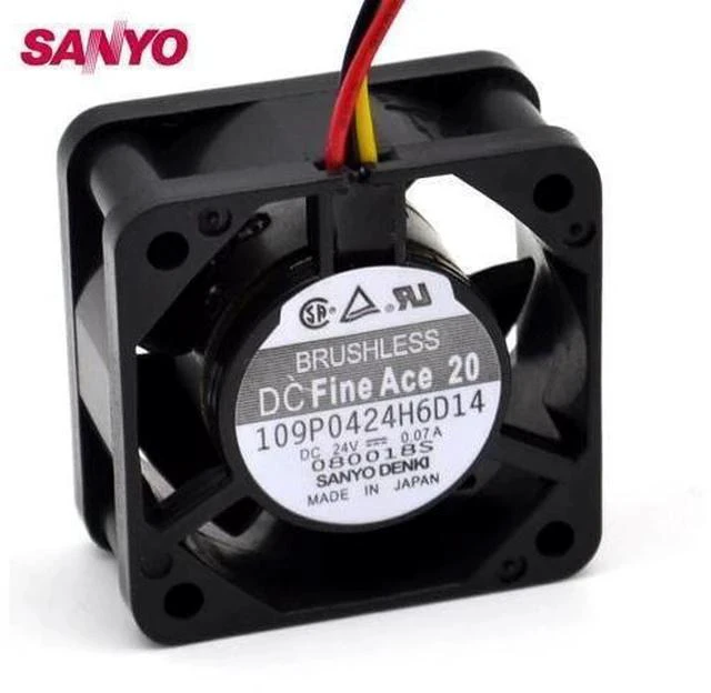 Main image of 5 pcs/lot 4020 cooling fan 24V 109P0424H6D14 numerical control machine tool inverter fan