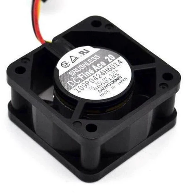Alt view image 2 of 3 - 5 pcs/lot 4020 cooling fan 24V 109P0424H6D14 numerical control machine tool inverter fan