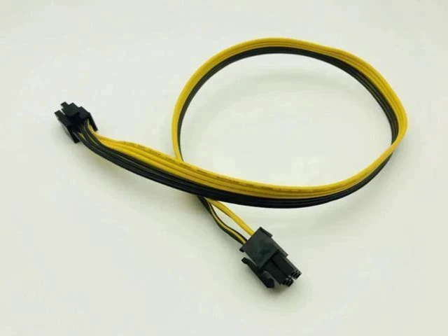 Alt view image 3 of 3 - 10 Pack PCIe 6Pin Male to Male Extension Cables, 18AWG PCI-Express PSU Power Adapter Cables for BTC Mining Rigs