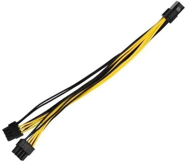 Main image of 10 Pack 260mm PCIe 8Pin Female to 8Pin(6+2) Male GPU Power Extension Cables for Mining & Motherboard Use