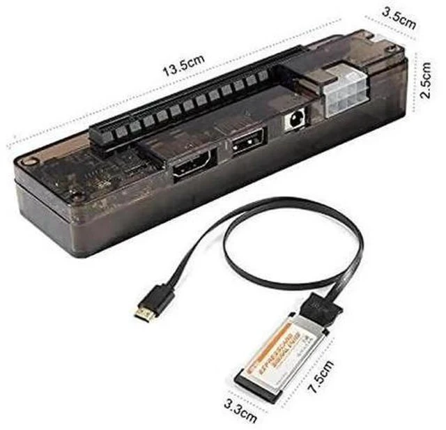 Alt view image 2 of 6 - Beast Series EXP GDC External PCIe eGPU Dock for Laptops, ExpressCard Cable Included, No Built-in Power Supply, Compatible with Mini PCI-E & M.2 A Key Laptops