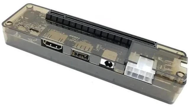 Alt view image 2 of 2 - Beast Series EXP GDC External PCIe eGPU Dock for Laptops, M.2 A Key Cable Included, No Built-in Power Supply, Compatible with Mini PCI-E / M.2 A Key Slot Notebooks