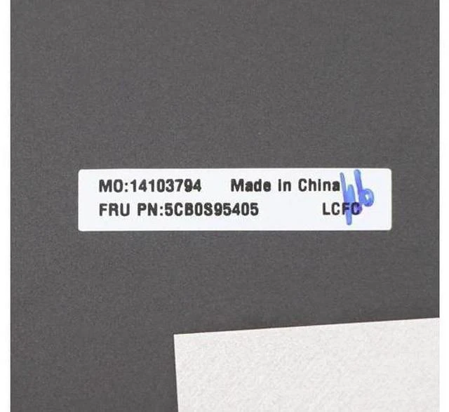 Alt view image 4 of 5 - New for Thinkpad E14 Gen 2 LCD Back Cover 5CB0S95405 Top Lid Gen 3