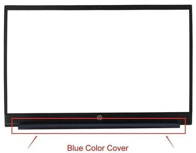 Alt view image 2 of 3 - For Pavilion 15-EG M33442-001 NEW LCD Front Bezel Cover Blue 15-eg0073cl