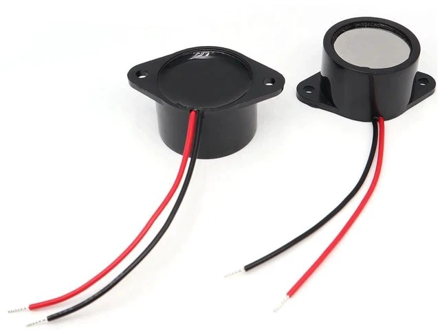 Alt view image 2 of 5 - 5pcs 2616 Waterproof 12V Active Piezoelectric Buzzer High Decibel Alarm with Cable 26x16mm