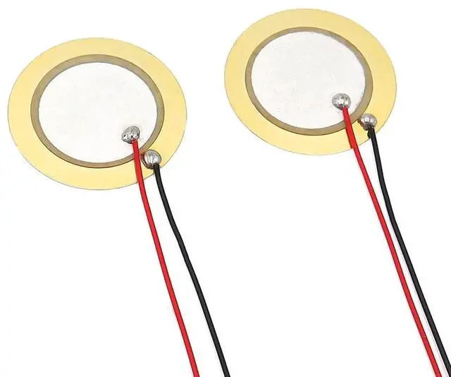 Alt view image 3 of 5 - 30pcs 23mm Copper Plate Wired Lead Piezoelectric Ceramic Disc Buzzer for DIY Alarm Audio