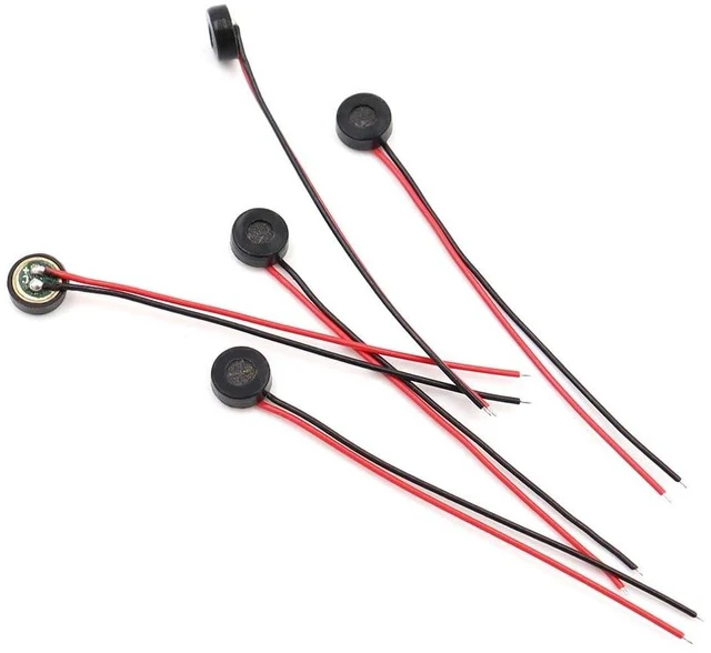 Alt view image 5 of 5 - 30pcs 4015 Wired Microphone Head 4x1.5mm High Sensitivity Voice Activated Recording Mic