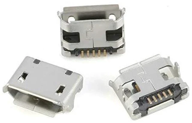 Alt view image 6 of 7 - 60Pcs Micro USB Sockets Jack Female Plug Connector Repair Replacement Adapter Assortment Set 12 Types Copper Micro 5P Sockets Each with 5 Micro USB Connectors