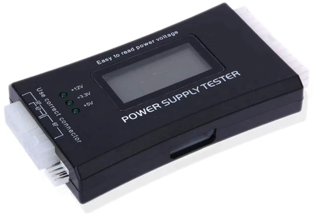 Alt view image 3 of 6 - ATX Power Supply Tester with LCD Display PSU Diagnostic Card, PC Power Supply Detection Instrument, Voltage Tester for Computer Power Supply