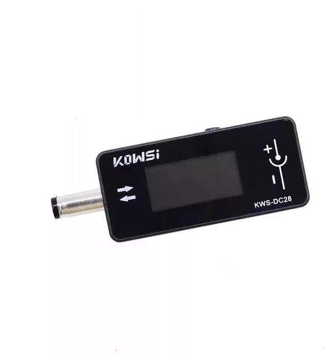 Main image of KWS-DC28 DC Power Meter 0-12A Current Range, 4-30V, 5525 Jack, 0.96" HD Screen, Voltage/Current/Power/Capacity Test
