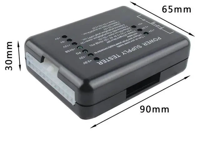 Alt view image 6 of 6 - PC Power Supply Tester ATX Power Supply Diagnostic Tool, Computer PSU Tester, Digital LCD Display for Voltage Testing, PC Power Checker for Desktop Power Supplies