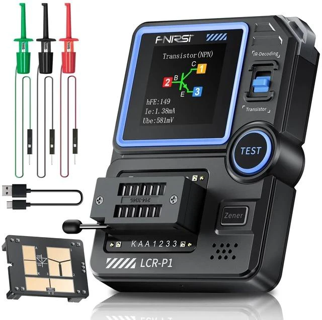 Main image of LCR-P1 Transistor Tester, LCR Meter, Capacitor Tester, Auto Test
