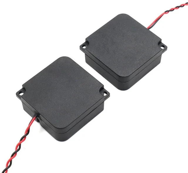 Alt view image 5 of 5 - 3pcs 2828 Cavity Horn 4 Ohm 2W Low Bass Speaker Enclosure DIY Box with 2.0 Channel Cable