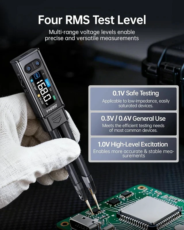 Alt view image 7 of 7 - LCR-ST2 100kHz LCR Meter Tweezer SMD Component Tester, ESR/Q/D//X
