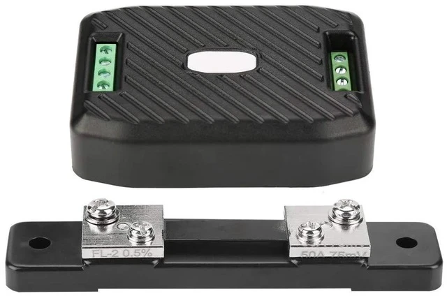 Alt view image 3 of 6 - RS485 ModbusRTU DC Power Meter | Precision Machined DC Energy Monitor Module for Voltage Current Consumption with 50A 100A 200A 300A Shunt (PZEM-017+50A)