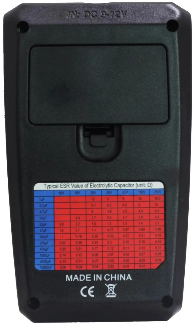 Alt view image 3 of 7 - ESR02 Pro Multifunctional Transistor Tester, M328 Smart Component Tester for Resistance, Capacitance, Inductance, ESR, MOSFET, and Diode Detection - black
