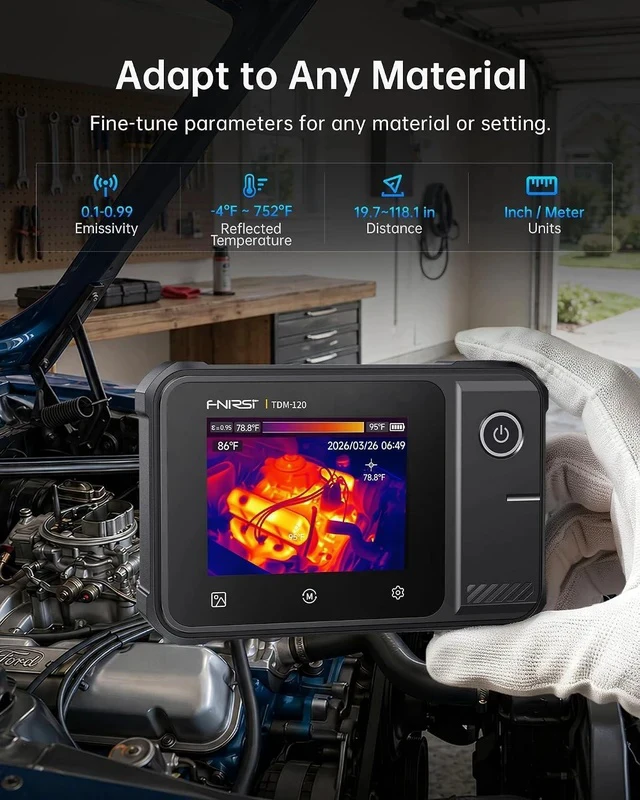 Alt view image 6 of 7 - TDM-120 Thermal Imaging 120x90 IR Resolution, -4°F752°F Temp