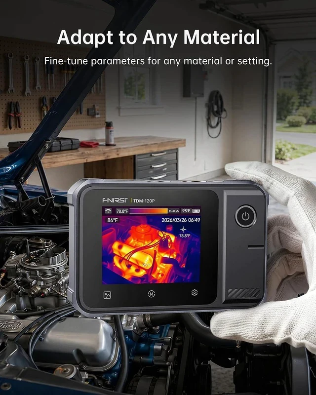 Alt view image 7 of 7 - TDM-120P 2-in-1 Thermal Imaging Multimeter, 120x90 IR, -4°F752°F
