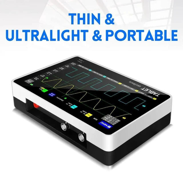 Alt view image 6 of 6 - 1013D Plus 100MHz Oscilloscope, 2 Channel Oscilloscope 7" TFT Touch