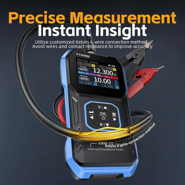 Alt view image 6 of 7 - HRM-10 Precision Voltage Internal Resistance Battery Tester
