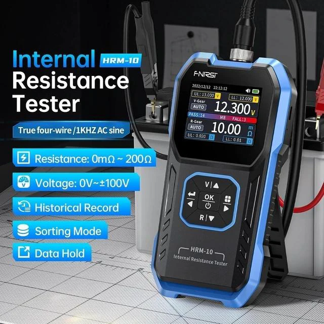 Alt view image 2 of 7 - HRM-10 Precision Voltage Internal Resistance Battery Tester