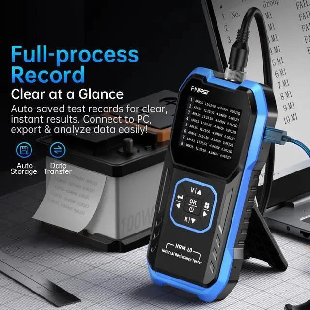 Alt view image 7 of 7 - HRM-10 Precision Voltage Internal Resistance Battery Tester