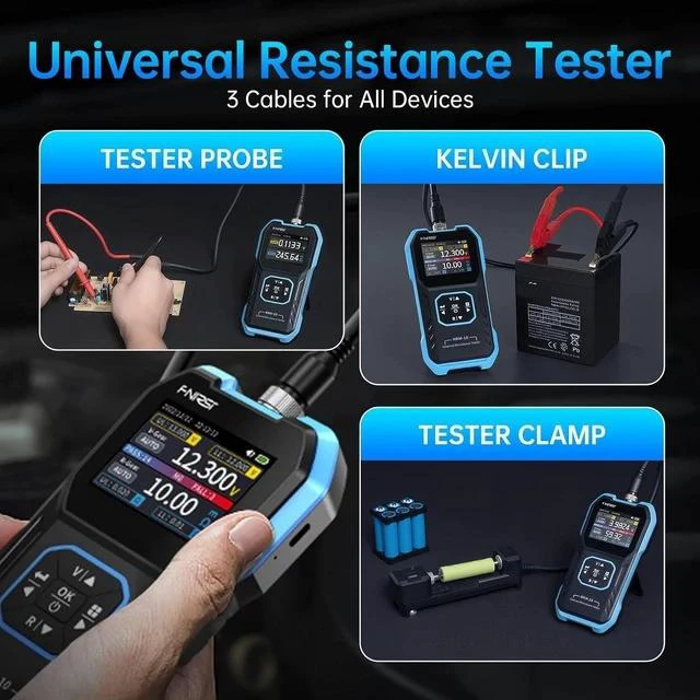 Alt view image 3 of 7 - HRM-10 Precision Voltage Internal Resistance Battery Tester