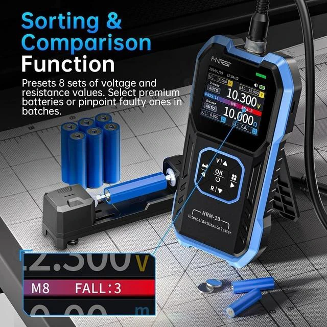 Alt view image 4 of 7 - HRM-10 Precision Voltage Internal Resistance Battery Tester