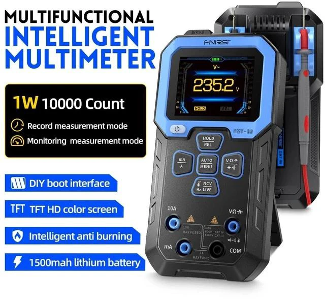 Alt view image 6 of 7 - Transistor Tester and 9999 Counts Multimeter