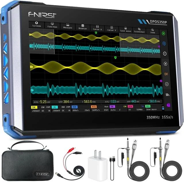 Main image of DPOS350P 4-in-1 350MHz Digital Oscilloscope 2 Channel, 1 GSa/s
