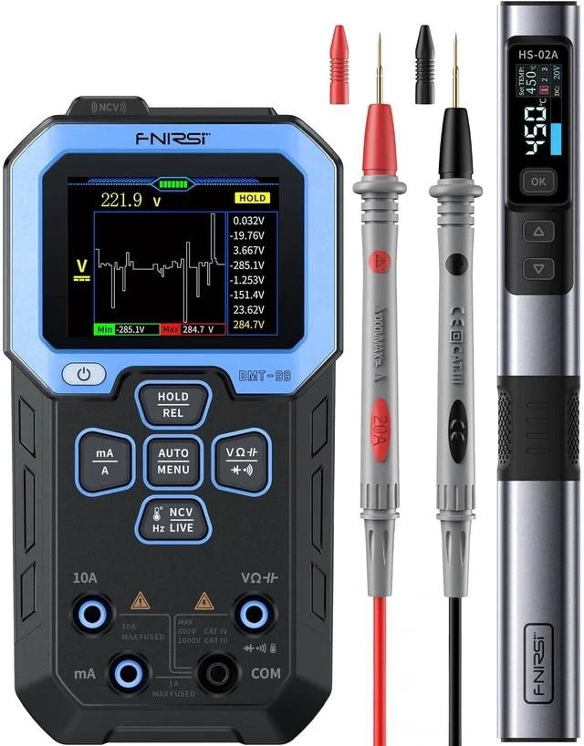 Main image of DMT-99 Multimeter and HS-02A Soldering Iron