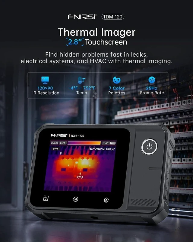 Alt view image 2 of 7 - TDM-120 Thermal Imaging 120x90 IR Resolution, -4°F752°F Temp