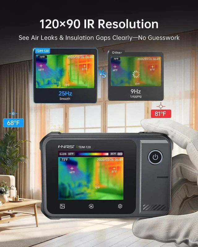 Alt view image 4 of 7 - TDM-120 Thermal Imaging 120x90 IR Resolution, -4°F752°F Temp