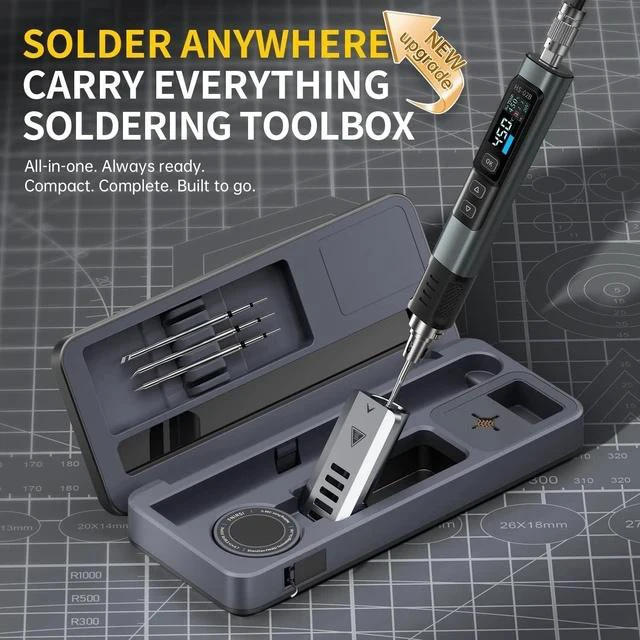 Alt view image 7 of 7 - DMT-99 Multimeter and HS-02B Soldering Iron