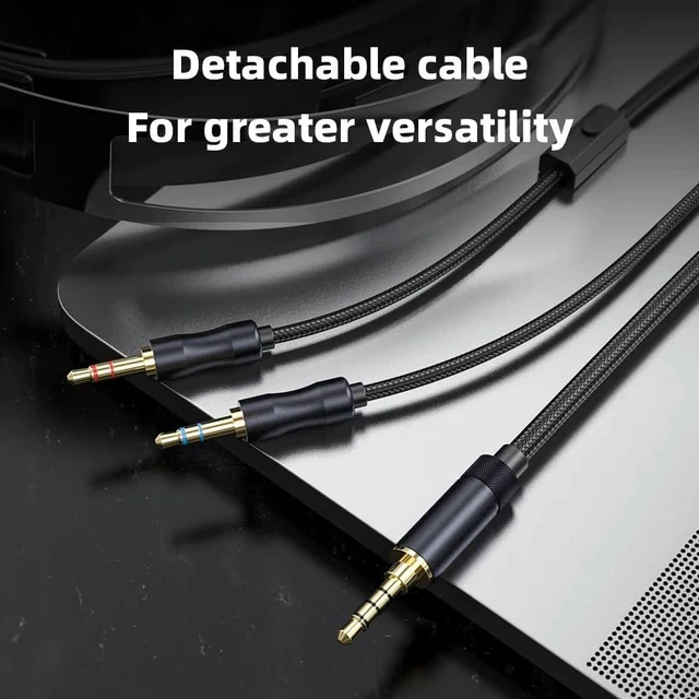 Alt view image 6 of 7 - JadeAudio JT1 Professional Studio Headphones for Recording Gaming Headset with Microphone, 50mm Diaphragms, Hi-Res Music Studio Headset