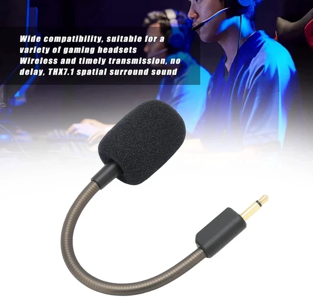 Alt view image 2 of 7 - Blackshark V2 Microphone for BlackShark V2, Detachable Gaming Headsets 3.5mm Jack Noise Cancelling Microphone