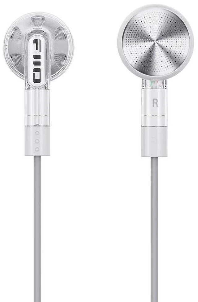 Alt view image 2 of 3 - FF1 3.5mm HiFi Music Wired Bass Earbud 14.2mm Dynamic HD Microphone Earphone for Gaming Meeting Video (Translucent)