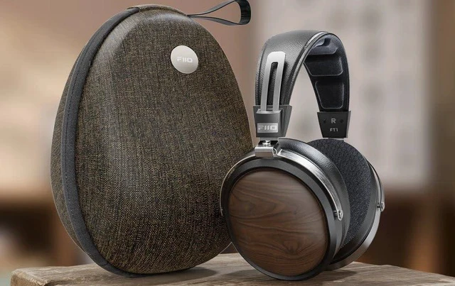Alt view image 2 of 7 - FT1 32 Large Dynamic Driver Headphones with Solid Wood Cups
