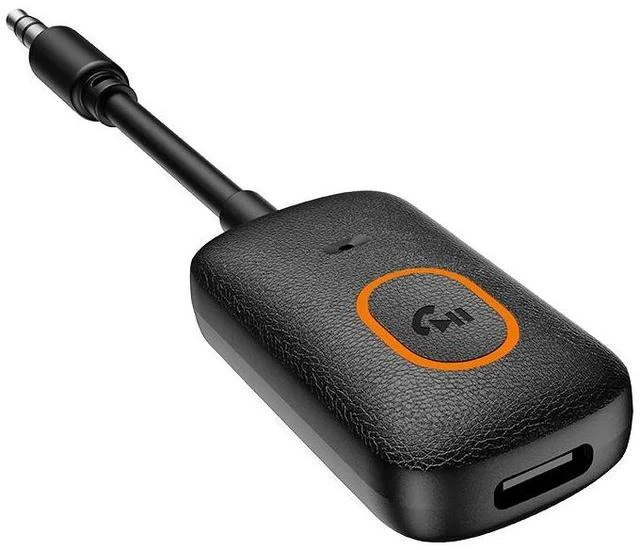 Main image of J56 Bluetooth 5.4 2-in-1 Wireless Audio Adapter AUX Transmitter & Receiver for Car, Airplane, TV, PC, 180° Swivel, Hands-Free Calling, Dual Pairing