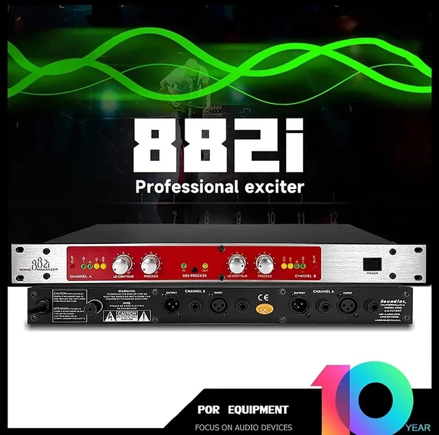 Alt view image 5 of 6 - GAX-882i Professional Audio Effects Processor Sound Exciter / Maximizer for Stage Performance, Studio & PA Systems