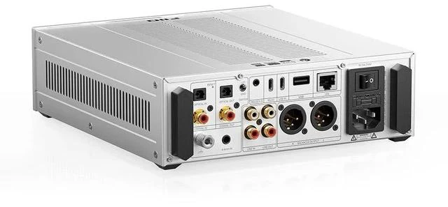 Main image of K17 Desktop DAC&Headphone Amplifier AK4191+AK4499EX*2, 31-Band PEQ, MQA,Support DSD512 32Bit/768kHz with Remote Control (Silver)