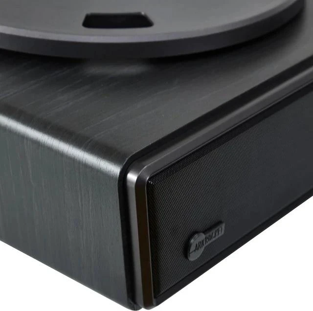 Alt view image 5 of 6 - High Fidelity Bluetooth Record Player with Built-in Speakers Belt Drive Vinyl Turntable with Moving Magnet Cartridge, Bluetooth Input Output and Aux-in (Black)
